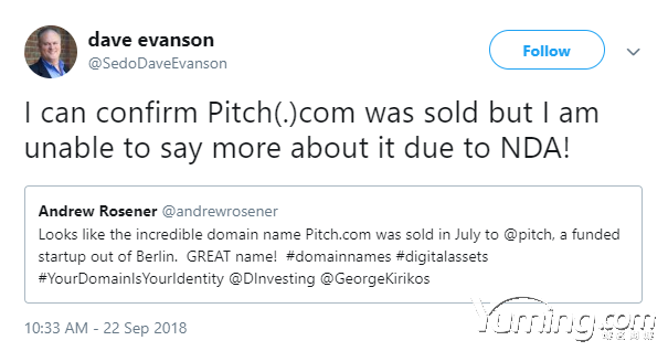 創始團隊又重金收購pitch.com域名開始新項目