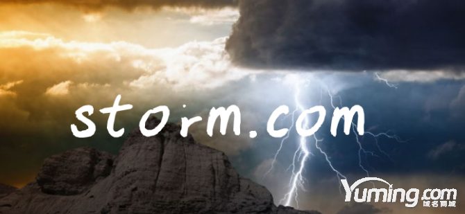 年銷售額10億美金的科技公司出售“風暴”域名Storm.com