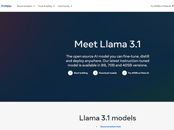 價值千萬美元的Llama.com現已屬于Meta公司