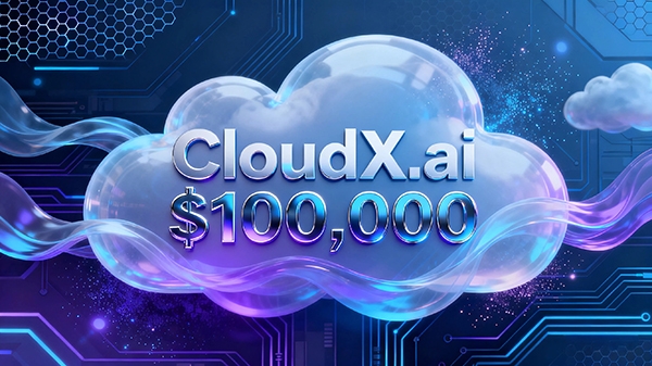 CloudX.ai以10萬美元成交，投資回報(bào)高達(dá) 17 倍