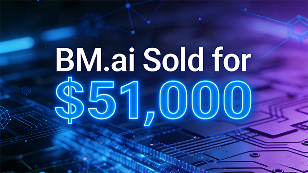 BM.ai 以5.1萬(wàn)美元成交，.ai 域名成科技企業(yè) “必爭(zhēng)資產(chǎn)”