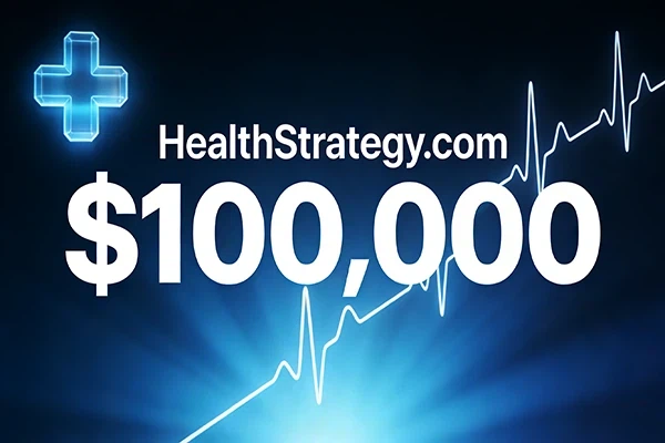 醫療健康賽道再添重磅交易!HealthStrategy.com以10萬美元高價成交