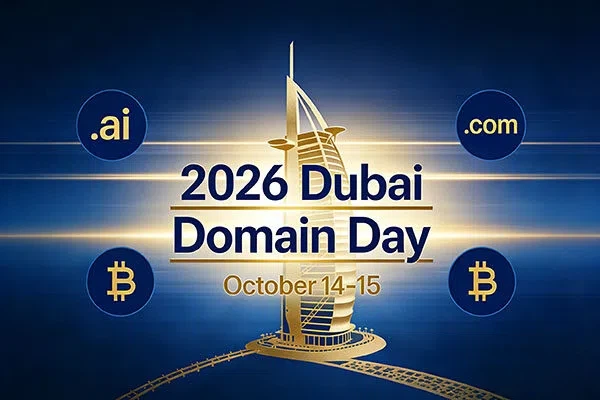 2026迪拜域名日定檔!10月14-15日棕櫚島朱美拉啟幕，全球域圈目光聚焦中東