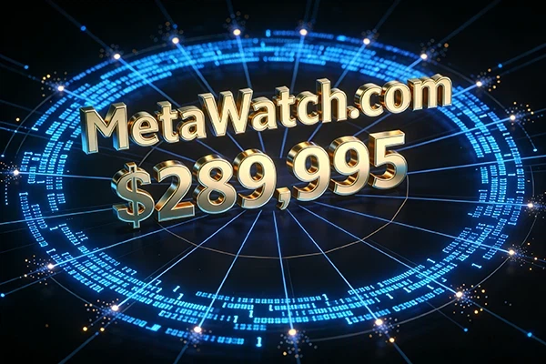 元宇宙 + 智能穿戴雙buff！MetaWatch.com高價(jià)成交，指引域名布局新方向
