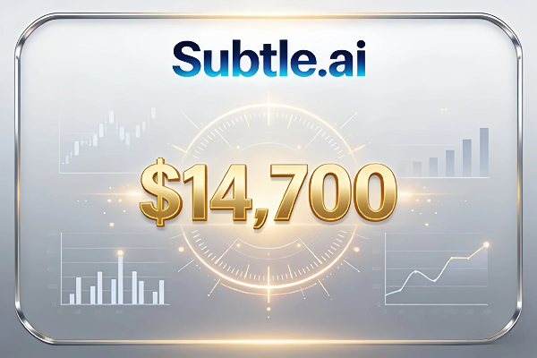 Subtle.ai以14,700美元成交，精準適配AI細分賽道，彰顯細分領(lǐng)域域名價值