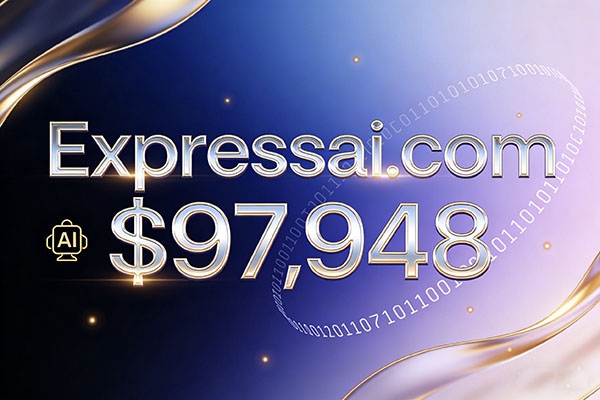 Expressai.com以97,948美元天價成交，賣家購入時僅花費300美元！