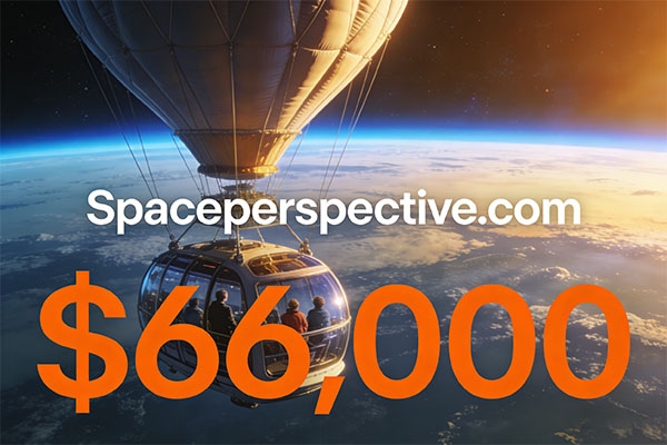 66,000美元成交！Spaceperspective.com領跑太空旅游域名價值新高度