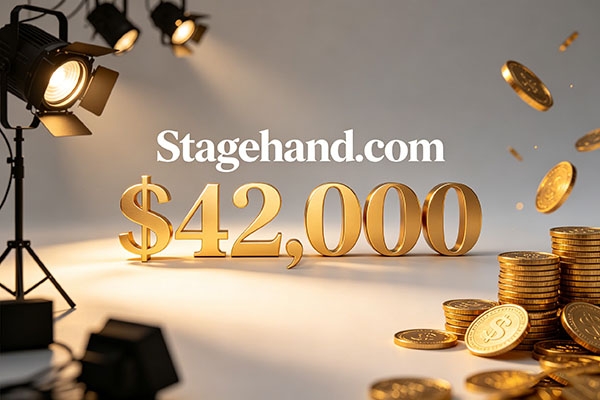 ?Stagehand.com以 $42,000成交：演藝行業優質域名再獲市場認可