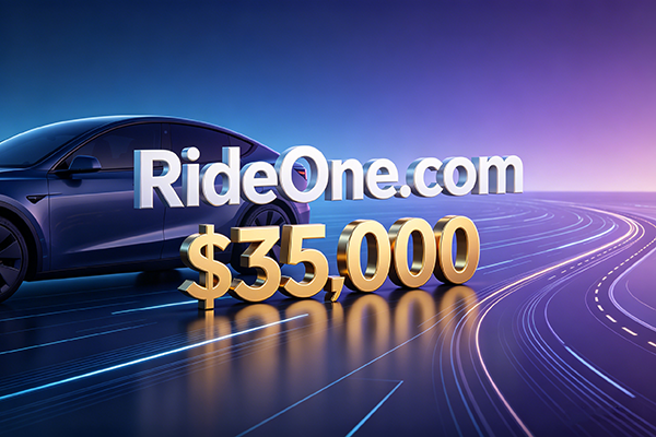 RideOne.com以35,000美元成交！出行領域優質域名再引關注