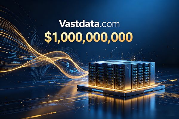 10億融資 + 300 億估值！Vastdata.com背后，頂級域名如何成為 AI 獨角獸的隱形護城河？