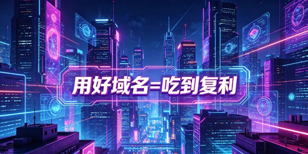 一次投入，終身回報！好域名才是企業的“長期復利資產”