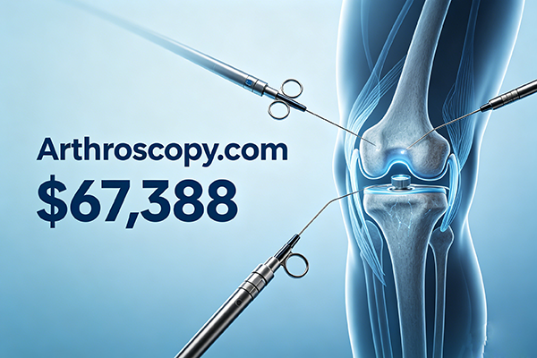 ?Arthroscopy.com以$67,388落槌，骨科微創領域核心域名價值凸顯