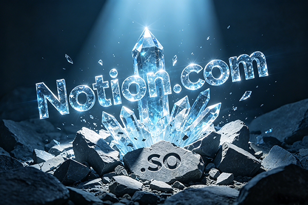 4億融資、6億ARR、估值百億的Notion，為一個域名追了8年——這筆賬怎么算？