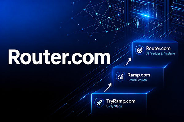 從TryRamp到Ramp，再到Router.com：一家獨(dú)角獸的域名升級路徑