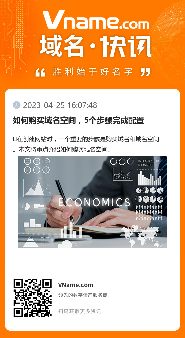 如何購買域名空間，5個步驟完成配置