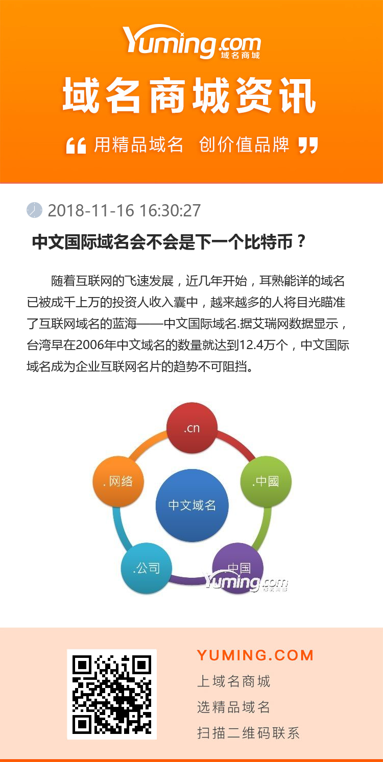  中文國(guó)際域名會(huì)不會(huì)是下一個(gè)比特幣？