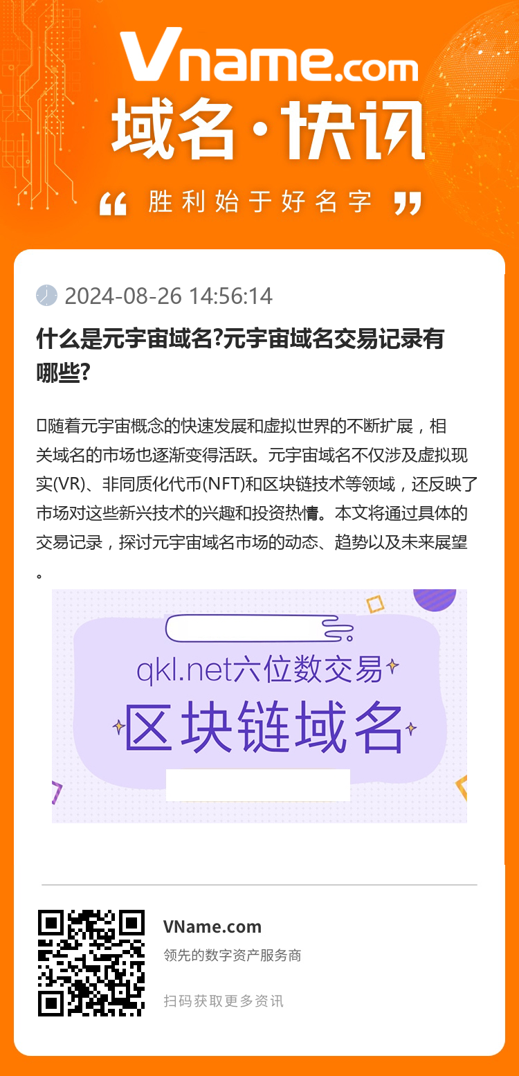 什么是元宇宙域名?元宇宙域名交易記錄有哪些?