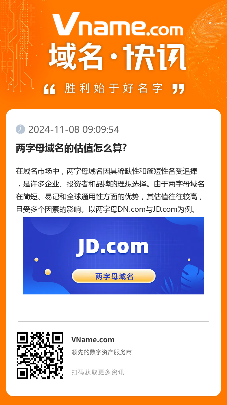 兩字母域名的估值怎么算?