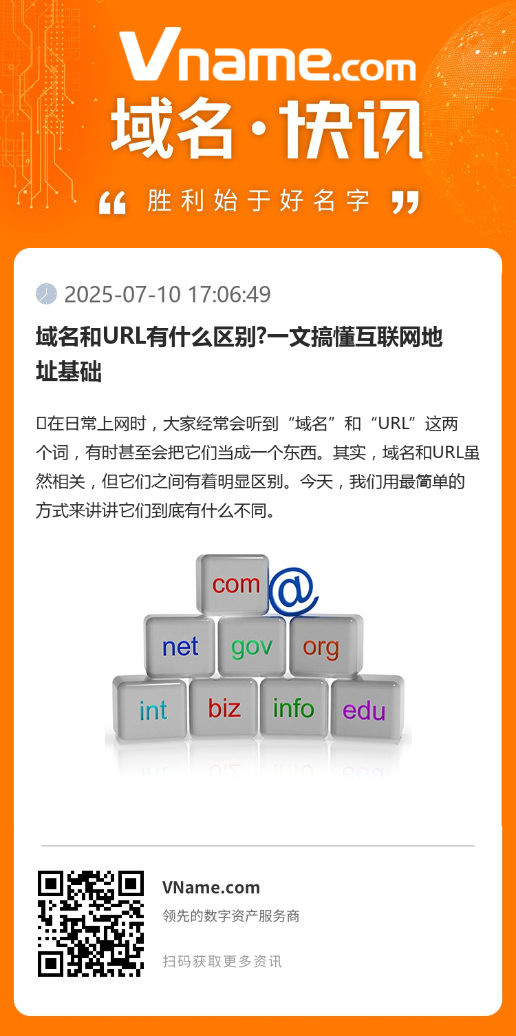域名和URL有什么區(qū)別?一文搞懂互聯(lián)網(wǎng)地址基礎(chǔ)